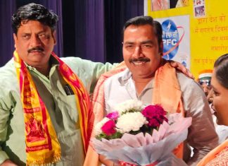Actor Sanjeev Jha honored at ISKCON Temple Auditorium in Juhu